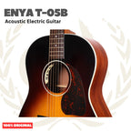 Enya T-05B Parlor Acoustic Guitar - Gitar Akustik T05B