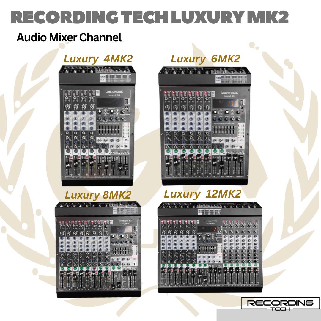 RECORDING TECH LUXURY MK2 MIXING CONSOLE | 4 6 8 12  Audio Mixer Channel