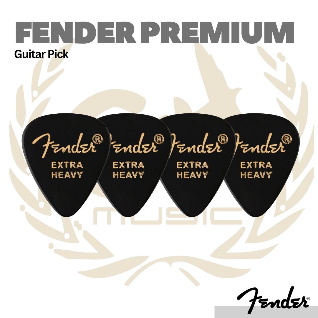 Fender 351 Premium Guitar Pick, 12-Pack - Pik Gitar Bass