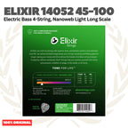 Elixir 14052 Nanoweb Light Long Scale Electric Bass Strings 45-100