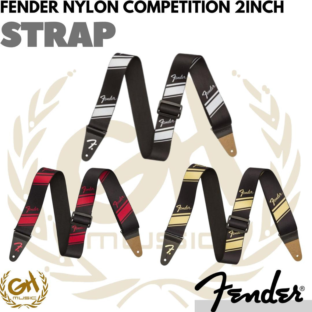 Fender Nylon Competition Stripe 2inch Guitar Strap-