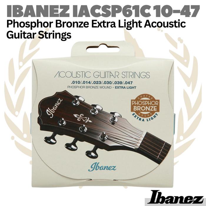 IBANEZ IACSP61C 10-47 Phosphor Bronze Extra Light Acoustic Strings