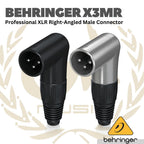 Behringer X3MR Professional XLR Right-Angled Male Connector - Jack XLR Male Angled 3 Pin X3-MR