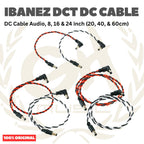 Ibanez DCT DC Cable Audio 8, 16 & 24 inch (20, 40 & 60cm) -  Kabel Adaptor Kabel Power Efek