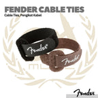 Fender Cable Ties, 2-pack, Black and Brown, 7inch - Pengikat Kabel