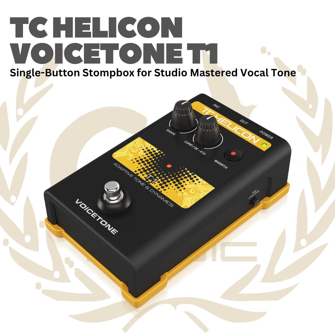 TC Helicon Voicetone T1 - T 1 Voice tone Efek Gitar Bass Pedal T-1