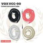 VOX VCC-90 Vintage Coiled Instrument Cable - Kabel Jack Intrumen