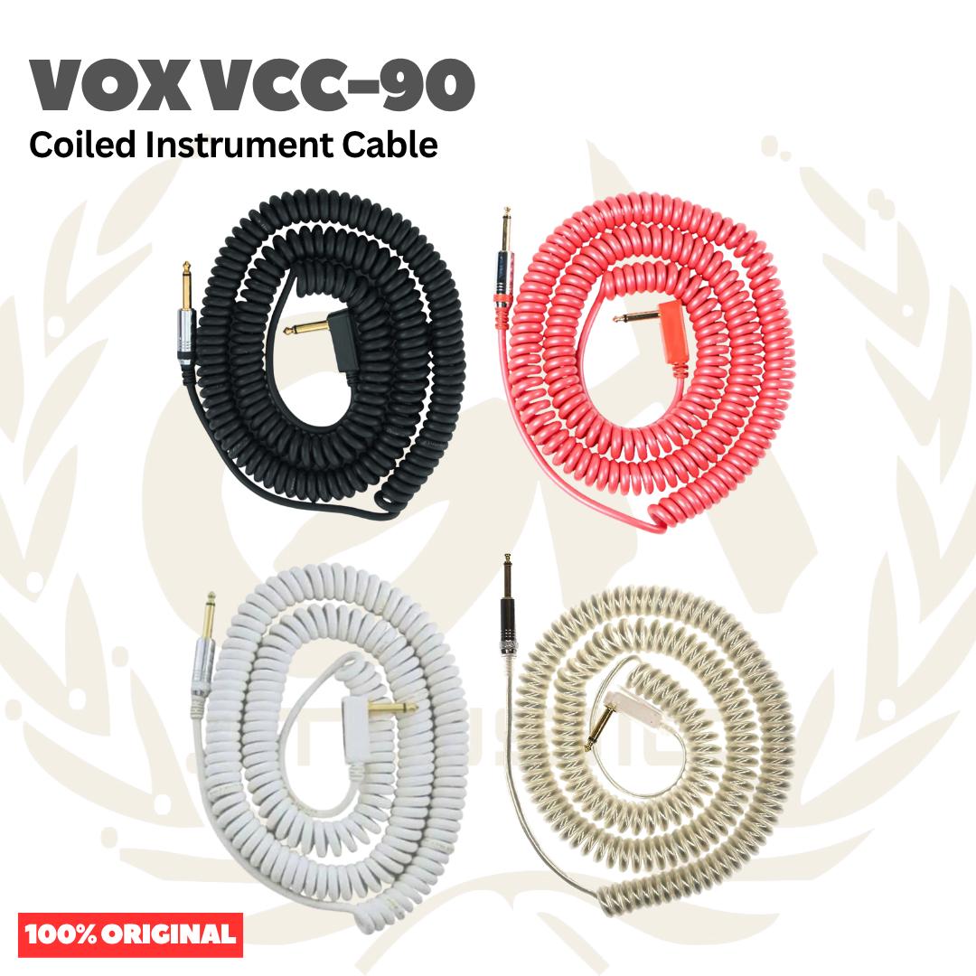 VOX VCC-90 Vintage Coiled Instrument Cable - Kabel Jack Intrumen