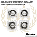 Ibanez PIEGS6 09-42 Super Light Electric Guitar Strings, 4-pack