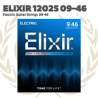 ELIXIR 12025 Polyweb Custom Light Electric Guitar Strings 09-46 Senar