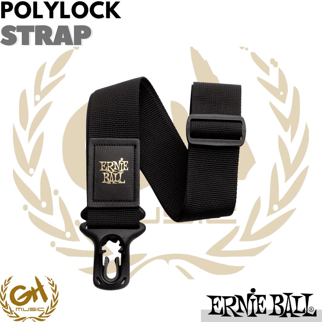 Ernie Ball Polylock Guitar Strap - Strap Gitar Poly Lock