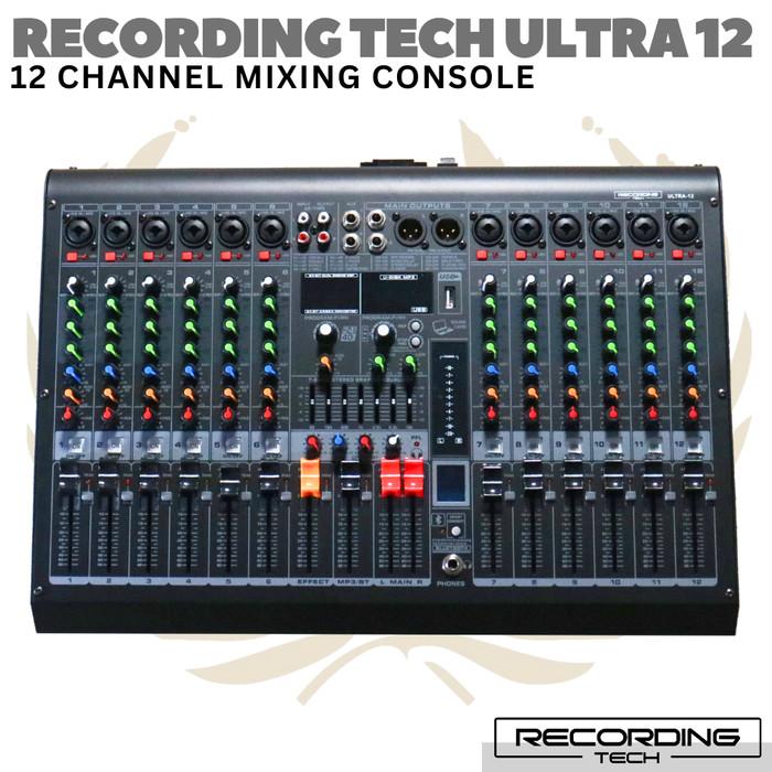 RECORDING TECH ULTRA 12 MIXING CONSOLE Audio Mixer 12 Channel Ultra12