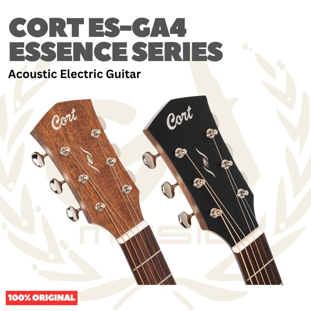 Cort ES-GA4 Essence Series Acoustic Electric Guitar - Gitar Akustik dengan Preamp