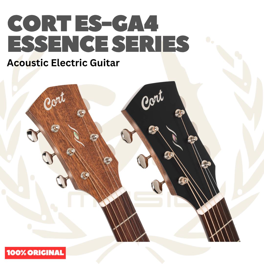 Cort ES-GA4 Essence Series Acoustic Electric Guitar - Gitar Akustik dengan Preamp