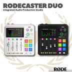 RodeCaster Duo Integrated Audio Production Studio - Soundcard Mixer Livestreaming Rode Caster Duo - Sound Card
