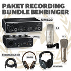 PAKET RECORDING BUNDLE BEHRINGER - PAKET REKAMAN ALL BEHRINGER