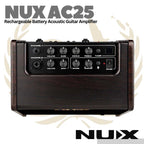 NUX AC25 Rechargable Acoustic Guitar Amplifier - Ampli Akustik