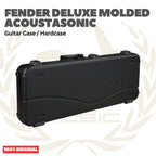 Fender Deluxe Molded Acoustasonic Guitar Case - Hard Case Gitar