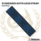 D'addario Auto Lock Vintage Guitar Strap - Strep Gitar