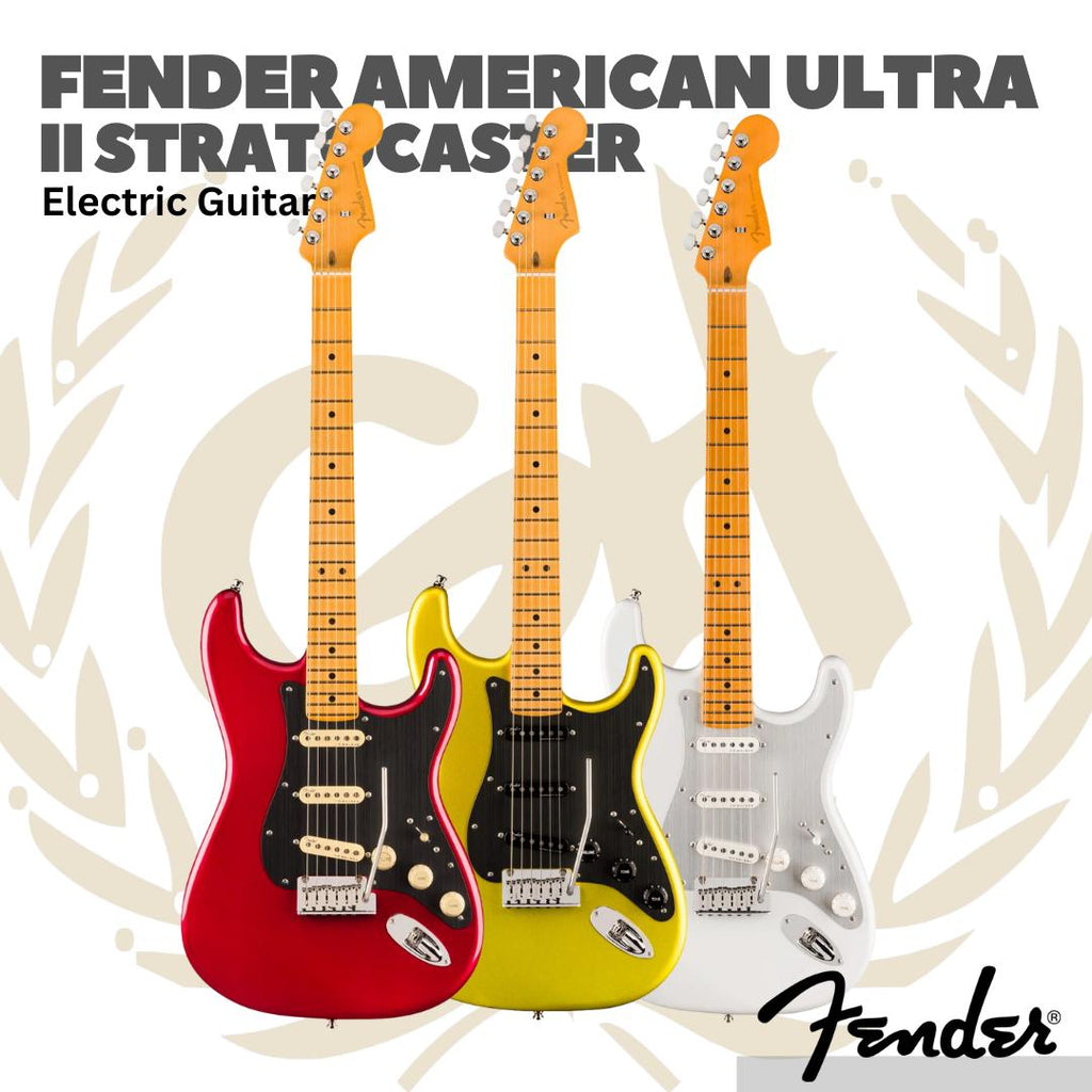 Fender American Ultra II Stratocaster Electric Guitar, Maple FB - Gitar Elektrik
