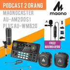 MAONO AM200 S1 PLUS WIRELESS MIC MAONO WM820 PODCAST 2 ORANG