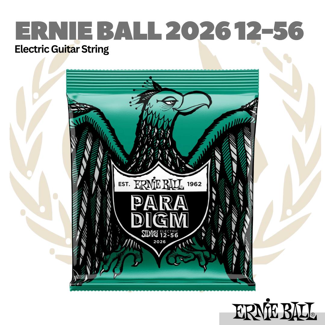 Ernie Ball 2026 Paradigm Not Even Slinky Electric Guitar Strings, 12-56