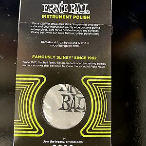ERNIE BALL 4222 Pembersih Instrument Polish with Microfiber Cloth | Pembersih Gitar Bass