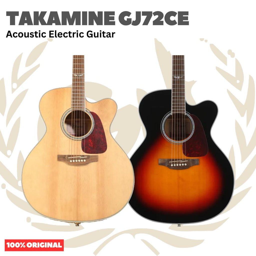 TAKAMINE GJ72CE Acoustic Electric Guitar - Gitar Akustik Listrik Elektrik dengan Preamp GJ72 CE Original Asli