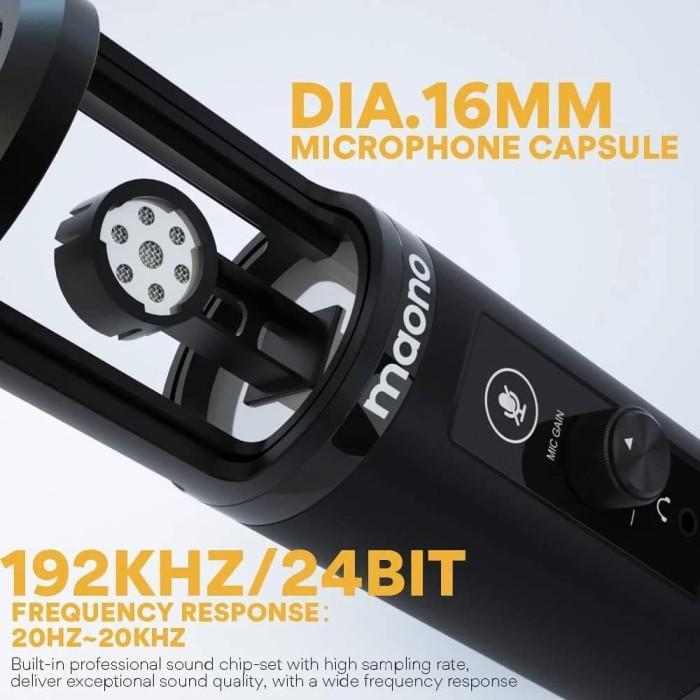 MAONO PM422 USB CONDENSER MICROPHONE FOR RECORDING ZOOM ASMR PODCAST