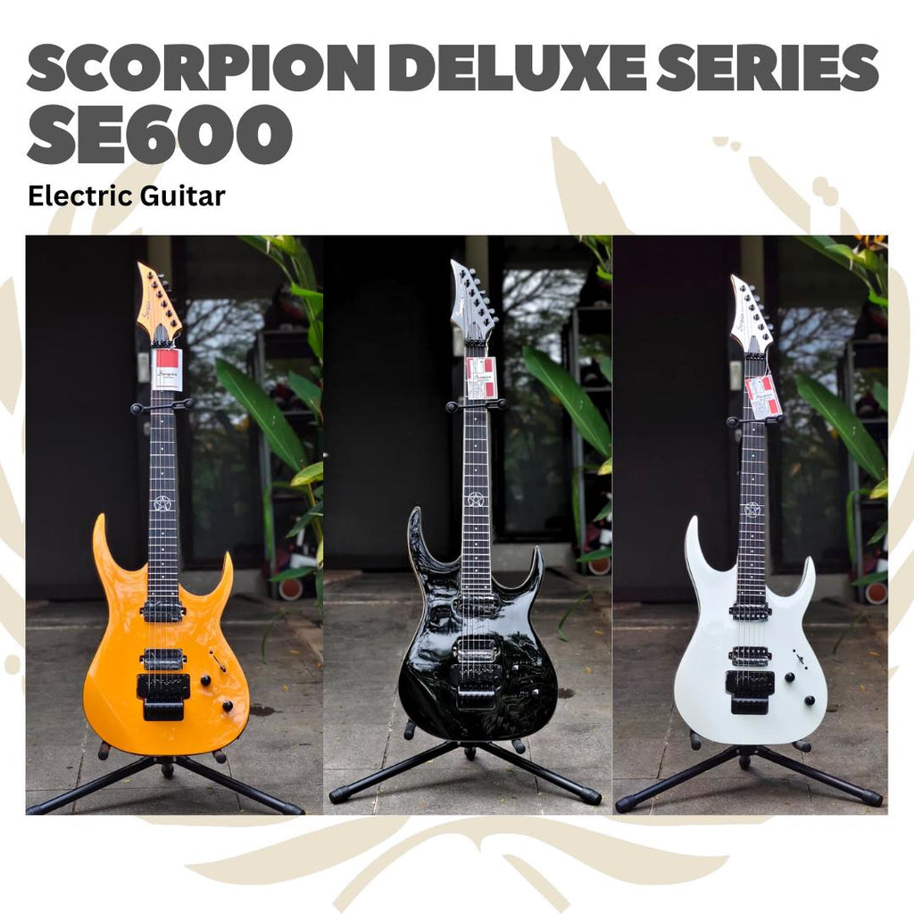 Scorpion SE600 Deluxe Series Updown Model Electric Guitar - Gitar Listrik Elektrik Up Down SE 600 Original Asli
