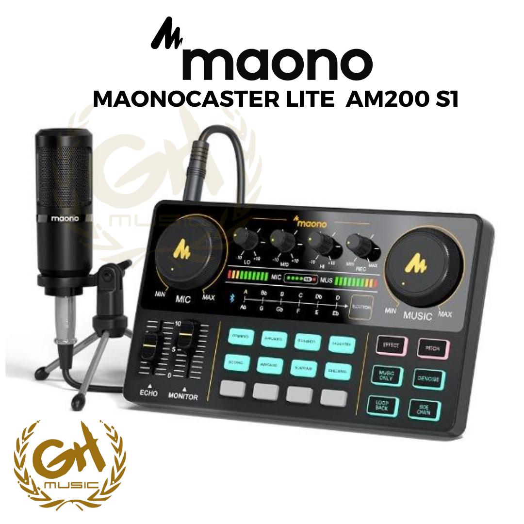 MAONOCASTER AM200-S1 Single Mic Bundle: All-In-One Podcast Studio