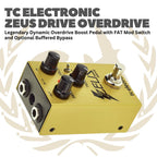 TC Electronic Zeus Drive Overdrive - Efek Gitar Bass Pedal