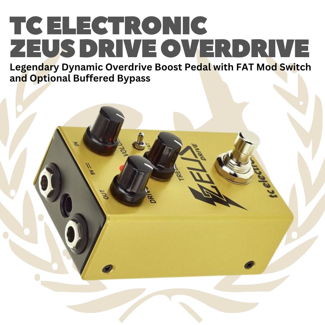 TC Electronic Zeus Drive Overdrive - Efek Gitar Bass Pedal