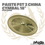 Paiste PST3 18" China Cymbal - Chinese Drum Cymbal