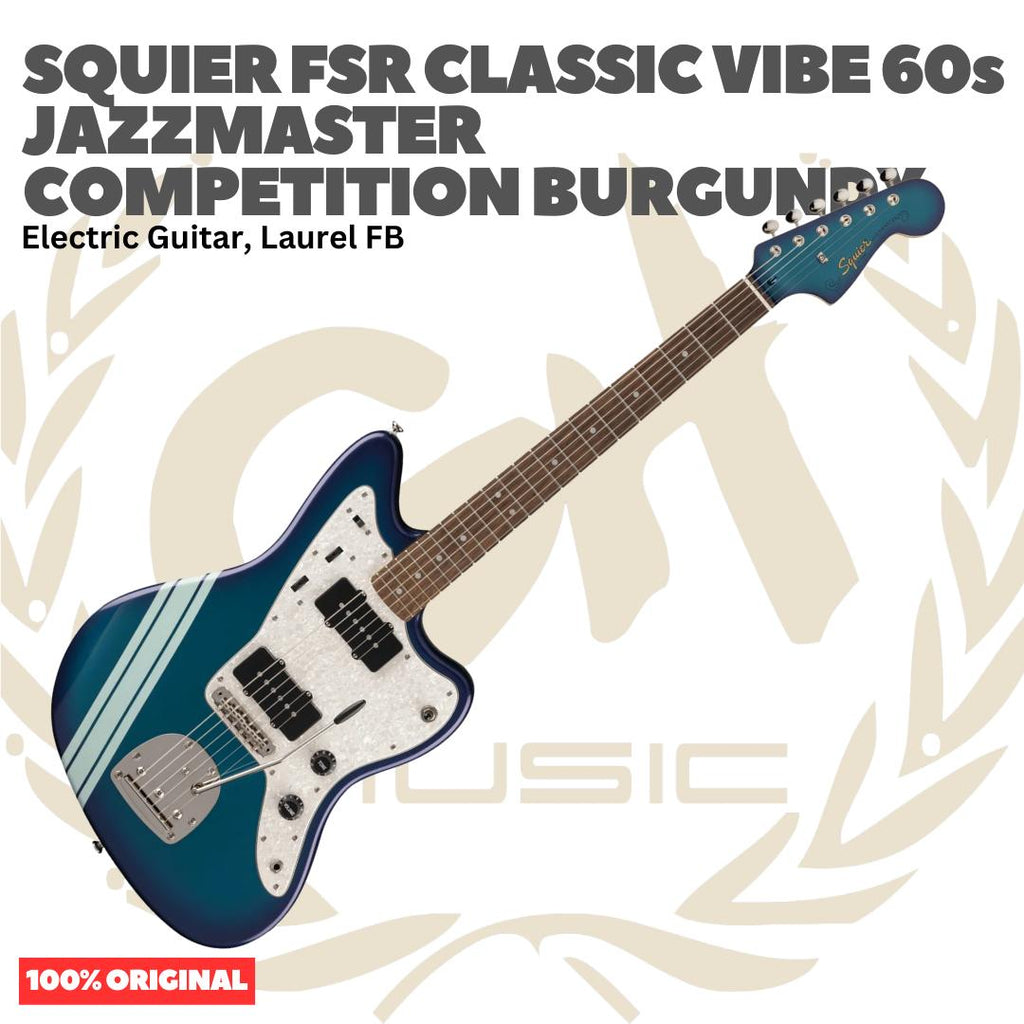 Squier FSR Classic Vibe 60s Jazzmaster Electric Guitar - Gitar Listrik Elektrik Original Asli