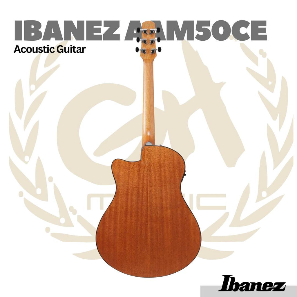 Ibanez AAM50CE Acoustic Electric Guitar - Gitar Akustik