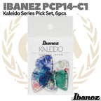 IBANEZ PCP14-C1 Kaleido Series Guitar Pick Set, 6pcs | Pik Gitar Bass