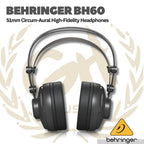 Behringer BH60 Premium 51 mm Circum-Aural High-Fidelity Headphones