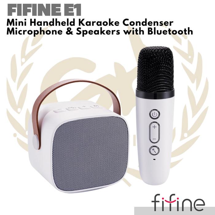 Fifine E1Mini Handheld Karaoke Microphone Speaker