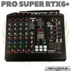 RECORDING TECH PRO SUPER RTX6 Plus Audio Mixer Wireless Microphone | RTX6+