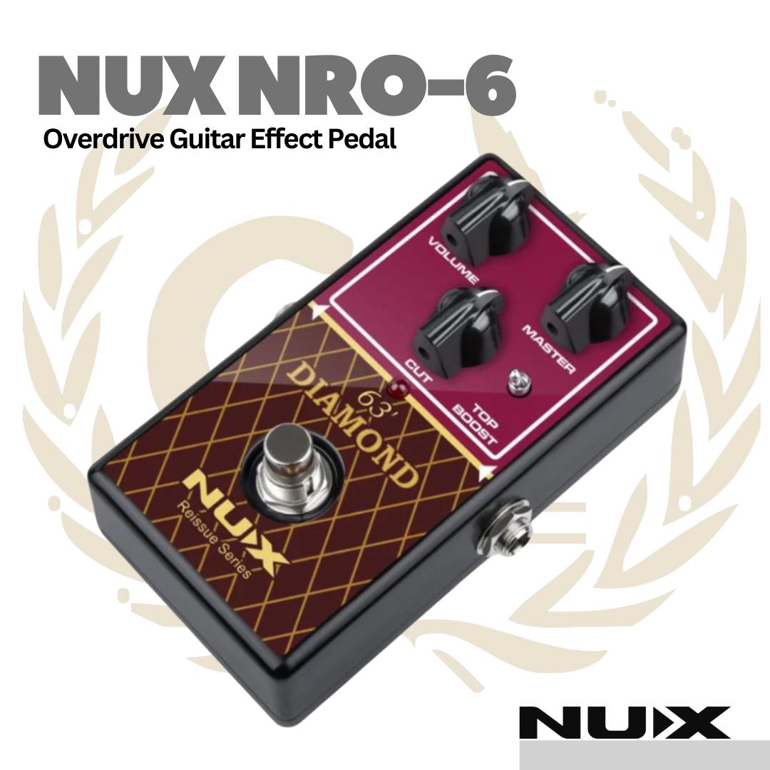 NUX NRO-6 63 Diamond Overdrive Effect Pedal - Efek GitarW
