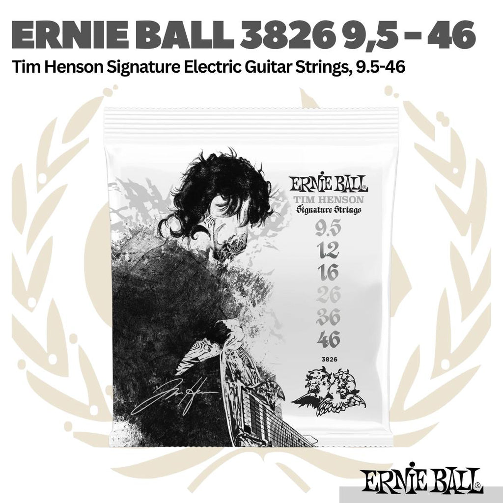 Ernie Ball 3826 9.5 - 46 Tim Henson Signature Electric Guitar Strings - Senar Gitar