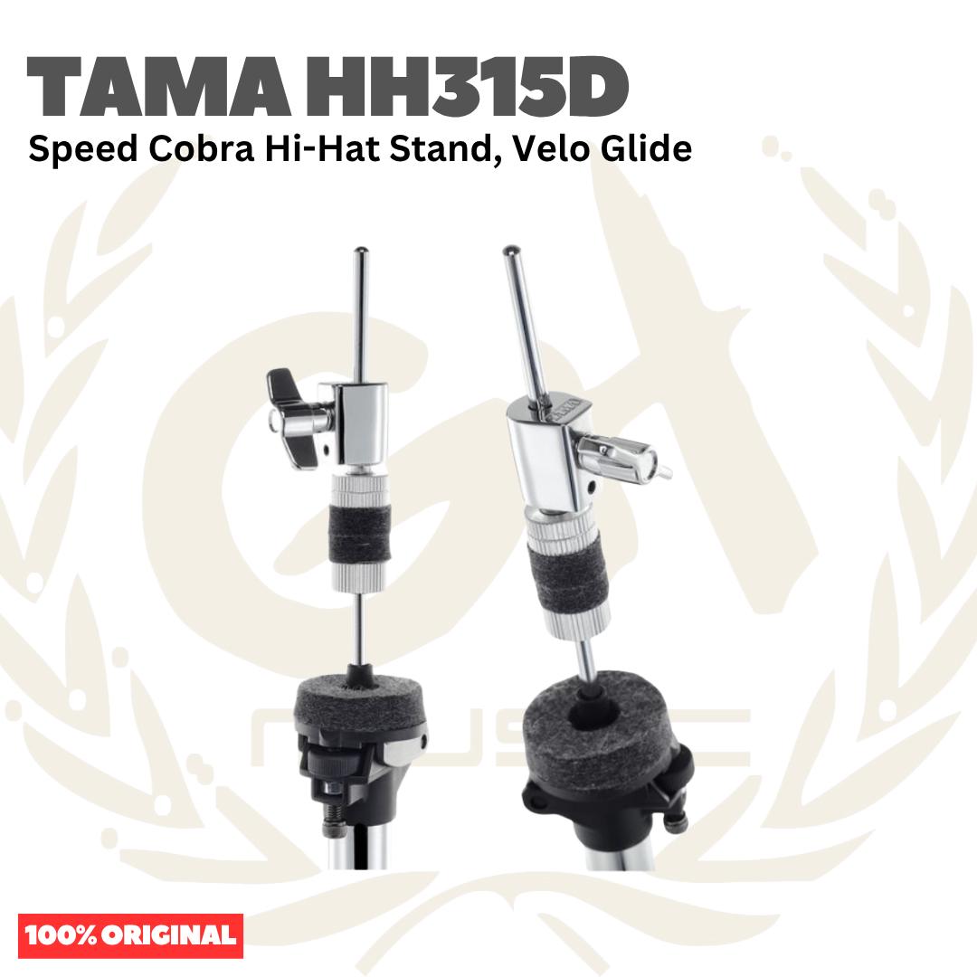 TAMA HH315D Speed Cobra Hi-Hat Stand, Velo Glide - Stand Simbal Hi-Hat Drum