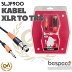 BESPECO SLJF900, 9 METER PRO AUDIO CABLE XLR TO TS