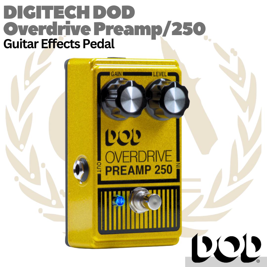 DIGITECH DOD-250 Overdrive Preamp Guitar Effects Pedal Stompbox DOD250