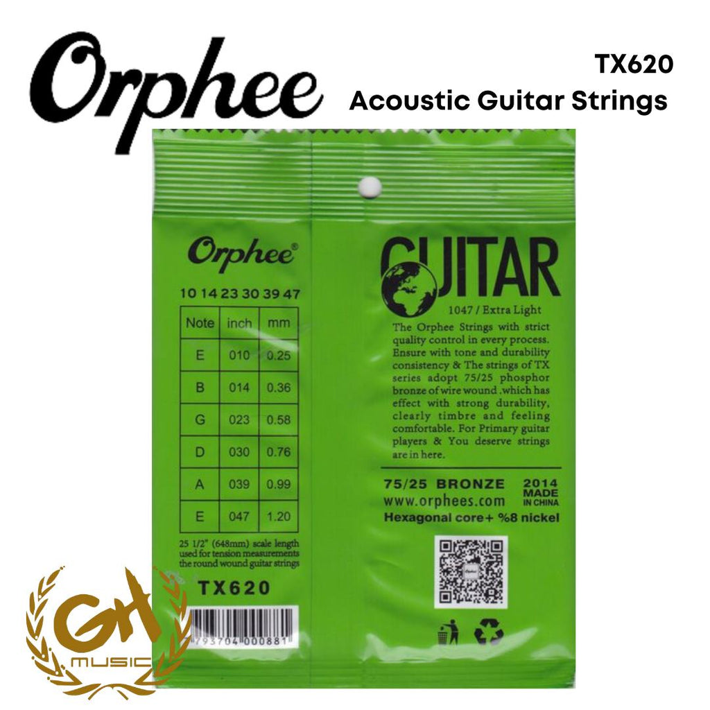ORPHEE TX620 Acoustic Guitar Strings