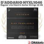 D'ADDARIO NYXL 1046 Regular Lite Electric Guitar Strings 10-46 | Senar