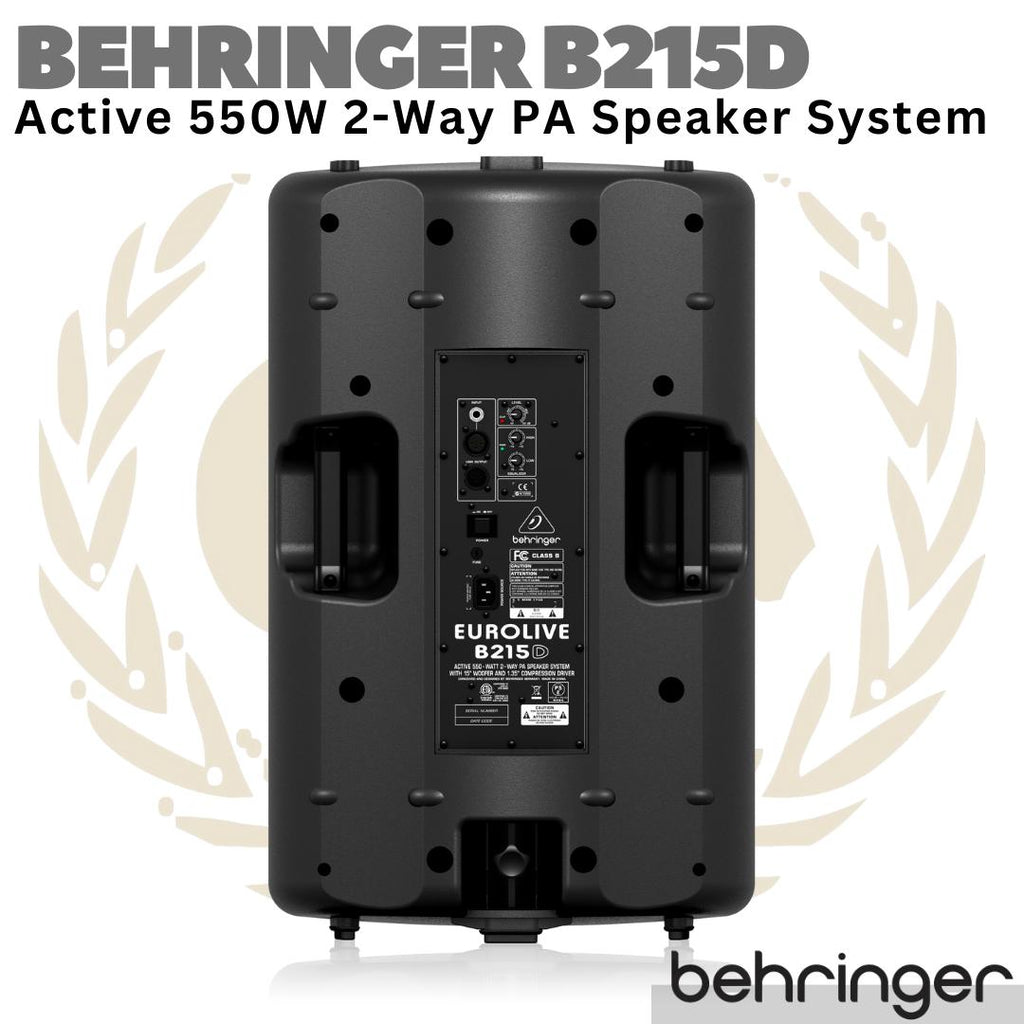 BEHRINGER EUROLIVE B215D Active 15" 550W 2-Way PA Speaker | Spiker