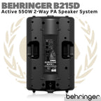 BEHRINGER EUROLIVE B215D Active 15" 550W 2-Way PA Speaker | Spiker