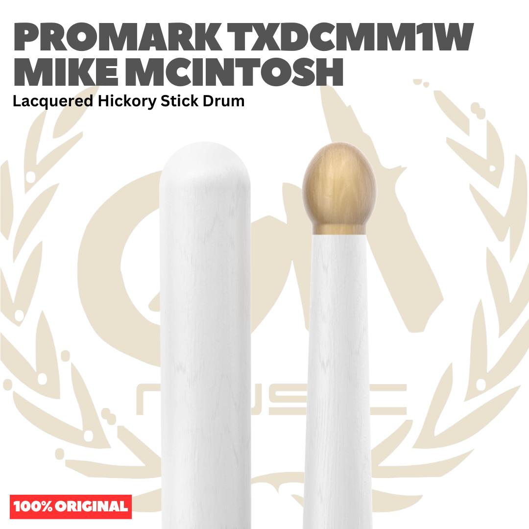 PROMARK TXDCMM1W Mike McIntosh Lacquered Hickory Stick Drum - Stik Drum Original Asli